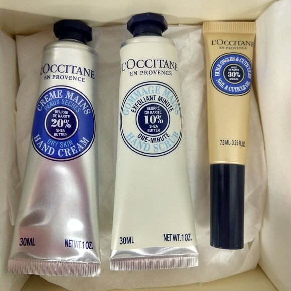 L'OCCITANE Organic Shea Butter Hand Care Set NIB - Picture 3 of 4